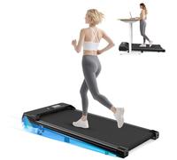 HomeFitnessCode Tapis de Course Électrique Pliant Walking Pad 8 km/h, 2.5HP, Large Surface 40cm, Télécommande et Écran LCD - Cadre Renforcé, Capacité de 265 LB - pour Maison et Bureau (Noire)