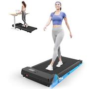 HomeFitnessCode Tapis de Course et Marche Pliable avec Pente 7% - Tapis Roulant/Walking Pad Silencieux, 8 km/h, 2,5CV , Surface 40 cm, Charge Max 130 kg, Écran LCD - Maison & Bureau (Noir Brillant)
