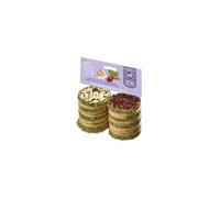 Homefriends Lot de 2 Rouleaux de Foin avec panais et betteraves pour Lapins, Nains, Hamsters, cochons d'Inde et rongeurs (2 unités - 200 g) - Nourriture pour Lapins avec Fibres pour l'usure Dentaire