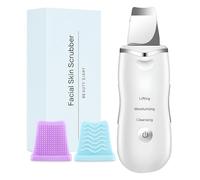 HOMEFUNK Appareil exfoliant doux pour la peau, nettoyant pour le visage et les points noirs, nettoyage des pores, retrait des rides, extracteur de comédons, soin de la peau avec 3 modes rechargeable