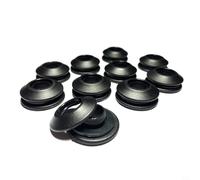 Homefurnishmall Lot d'œillets en plastique, lot de 10/50 œillets en plastique pour une utilisation en extérieur, réparation de trous dans les bâches, fixation de couvertures solaires pour piscines (50
