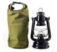 Homefurnishmall Sacs de rangement pour lampe à huile, lanterne de camping rétro, housse de rangement en toile, grande capacité interne pour lampes, gadgets de camping, Vert
