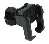 Homefurnishmall Support de téléphone pour moto et vélo avec absorption des chocs, ajustement réglable pour guidon de 17,5 à 30 mm, compatible avec les téléphones de 6,5", noir