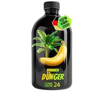 HOMEGROW24 Engrais pour bananes, Engrais pour toutes les plantes de bananes, 500 ml, complexe de substances vitales avec micro-organismes efficaces et charbon végétal organique, 100% naturel