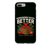 Homegrown Tastes Better Récolte Tomates Potager Coque pour iPhone 7 Plus/8 Plus