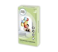 HomeHobby by 3L Coins de Montage, Vue Maxi HomeHobby Mounting Squares-Permanent Adhesive, Plastique, Clear, 75mm