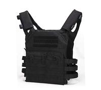Homeilteds Militaire Tactique De Transporteur Thoracique Gilet Airsoft Sports Armure De Corps De Paintball for L'équipement De Chasse Waistcoat (Color : Black)
