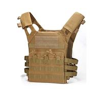 Homeilteds Militaire Tactique De Transporteur Thoracique Gilet Airsoft Sports Armure De Corps De Paintball for L'équipement De Chasse Waistcoat (Color : Sand)