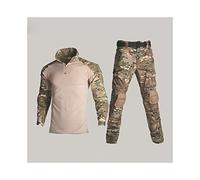 Homeilteds Tactique de Camouflage Costume vêtements Uniforme Militaire Les Hommes de l'Armée Vêtements Airsoft Militaire Combat Shirt + Cargo Pantalons Genouillères Waistcoat (Color : CP, Size : M.)