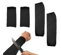 HOMEJOY Lot de 2 paires de manchons de protection contre les coupures - 20 cm et 40 cm - En tricot résistant aux coupures - Classe 5 - Protection des avant-bras - Pour travaux de sculpture, cuisine