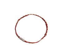 HomeJoySet Luck Fish Bracelet Accessoruy for Couples Symbolizing Good Fortunes and Happiness with Soft Sturdy Red Cord(Colorful Red Rope)