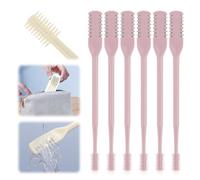 HomeJoySet Nouveau Coupe-poils Nasaux 2 En 1 2025-rotatif À 360°, Manuel Avec Arrache-oreilles (vert Foncé, 3 Pièces)(Pink,6Pcs)