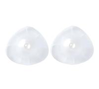 HomeJoySet Prothèse Mammaire Triangulaire Transparente Autocollante En Silicone - Faux Seins For Mastectomie, Coussinets For Maillot De Bain - 600 G/paire, Ajustement Invisible(T_200g/pair)