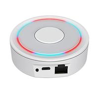 HomeKit Passerelle Hub ZigBee : Smart Home Hub Passerelle Zigbee, télécommande vocale et application, pont intelligent compatible avec Apple HomeKit, Alexa, Google Home, filaire