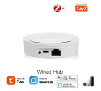 HomeKit-Passerelle multimode Zigbee 3.0 pour maison intelligente,pont sans fil,WiFi,Tuya airies,Smart Life avec Apple iPhone,Siri,Alexa,Google - Type Wired Hub