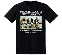 Homeland Security Fighting Terrorism Since 1492 Men T-Shirt Black S