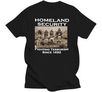 Homeland Security Fighting Terrorism Since 1492 Men T Shirt Tee Black 3XL