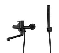 HomeLava Robinet de baignoire avec douchette pour mitigeur robinet de bain robinet de douche mural pour salle de bain