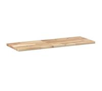 HOMELEN Étagère murale flottante - 100 x 30 x 2 cm - En bois d'acacia massif non traité - Design moderne - Espace de rangement - Construction stable pour chambre à coucher, cuisine, bureau, salon