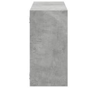 HOMELEN Étagères flottantes pour le mur - Gris béton - 100 x 25 x 50 cm - En bois - Design moderne - Espace de rangement - Construction stable pour chambre à coucher, cuisine, bureau, salon, etc