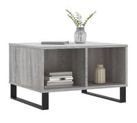 HOMELEN Table basse gris Sonoma 60 x 50 x 36,5 cm Matériau bois pour collations, boissons et décoration - Idées d'aménagement - Tables & tables basses