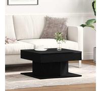 HOMELEN Table basse moderne en chêne avec aspect chêne - 57 x 57 x 30 cm - Pour soirées confortables et nuits cinéma - Table basse et table basse