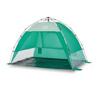 HOMELEN Tente de plage Tente de plage Montage rapide Vert mer Imperméable Polyester 190T 216 x 152 x 148 cm 2,1 kg Tente pour 2 personnes pour vacances à la plage, camping, excursion en famille