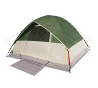 HOMELEN Tente dôme familiale imperméable en polyester 185T 305 x 305 x 183 cm 7 kg 6 personnes avec port E pour camping familial