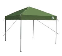 HOMELEN Tente pop-up pour tente pop-up avec installation instantanée, vert, 243 x 243 x 251 cm, tissu imperméable pour les fêtes en plein air, les mariages, les marchés, abri portable pour jardin