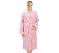 HOMELEVEL Peignoir bain enfant - Robe sortie de bain en coton avec capuche poches et ceinture - Peignoir de bain fille garçon douche plage piscine