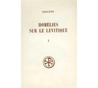 Homélies sur le Lévitique - tome 1 (1)