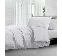 HomeLife Couette 2 Personne 250 x 250 cm Couette Hiver pour Lit Double, Bicolore et Réversible en Polyester - Hypoallergénique Fabriqué en Italie, Blanc