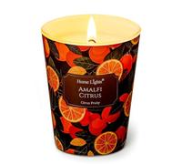 HomeLights Bougies parfumées à une mèche - Bougie en cire de soja 6.7oz, parfum longue durée, décoration éclectique et variée et cadeaux de pendaison de crémaillère, Agrumes d'Amalfi