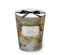 HomeLights Grande bougie en pot | Bougies parfumées longue durée à 1 mèche, 6.7oz, cire de soja naturelle pour une ambiance chaleureuse, cadeaux chics industriels pour femmes et hommes, Vanille fumée