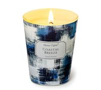 HomeLights Grande bougie en pot | Bougies parfumées longue durée à 1 mèche, 6.7oz, cire de soja naturelle pour une ambiance chaleureuse, cadeaux minimalistes scandinaves Brise côtière