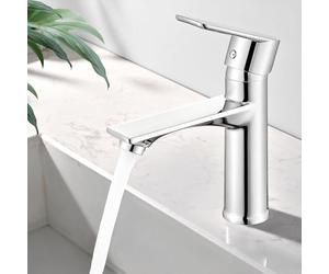 HOMELODY Mitigeur Lavabo Robinet Salle de Bain Mitigeur Vasque Robinet Lave Main Robinetterie Acier inoxydable