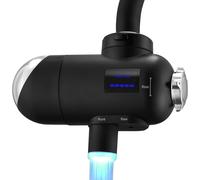 Homelody Robinet filtreur d'eau 3.0 avec affichage LED, 12 adaptateurs de filtres avec lumière bleue, 1 filtre inclus