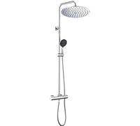 HOMELODY Système de douche avec thermostat chromé