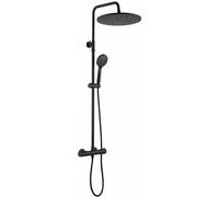 HOMELODY Système de douche avec thermostat noir