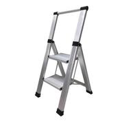 Homelux 710030 Escalier Domestique Plat en Aluminium 2 marches