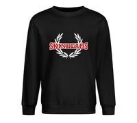Homem Skinhead Laurel OI SKA Skins Scooters Punks RUDEBOYS Spirit of Tops Sweat-shirt pour homme Unisexe Cadeau Fan Col rond Sweat-shirt à manches longues Noir, Noir , L
