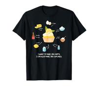 Homemade Lemon Cupcakes Recipe, Birthday Cakes Funny Cupcake T-Shirt