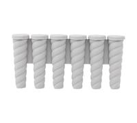 Homemade Pop Molds - 6-Cavity Silicone Treat Maker | Easy Release Ice Stick Tray, Flexible DIY Tool for Home Parties, Reusable Kitchenware for Apartment Living, Snacks