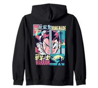 Homemade Warrior - Manga Rétro Samouraï Esthétique Sweat à Capuche