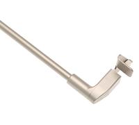 Ateliers28 Tringle pour Vitrage, Métal, Chrome satiné, 80-110 cm 22937, 80-110CM