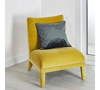 HomeMaison.com Coussin Velours Uni - Anthracite - 045 X 045 cm