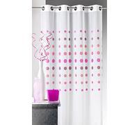 HomeMaison.com HM69806873 Rideau Fantaisie Parement Géométrique Polyester Orchidée 140 x 240 cm