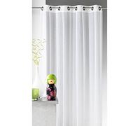 HomeMaison.com HM69806945 Rideau Etamine Fantaisie Tissé Polyester Naturel 140 x 260 cm