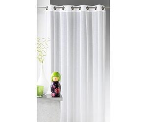 HomeMaison.COM HM69806945 Rideau Etamine Fantaisie Tissé Polyester Naturel 140 x 260 cm