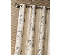 HomeMaison.com HM69851324 Rideau Ameublement Shantung Brodé Polyester Beige 140 x 260 cm
